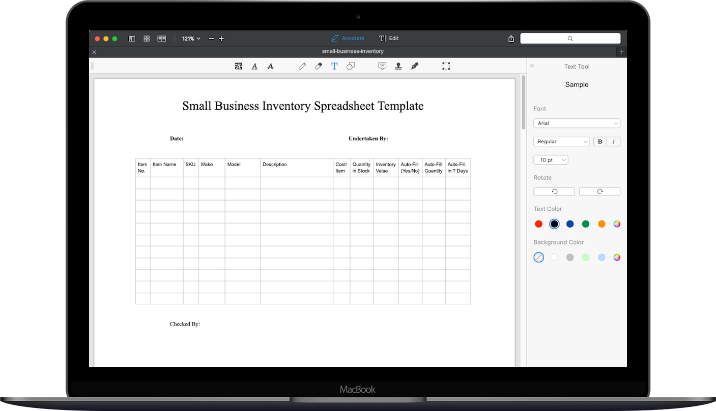 Inventory List Template Pdf from pdfexpert.com