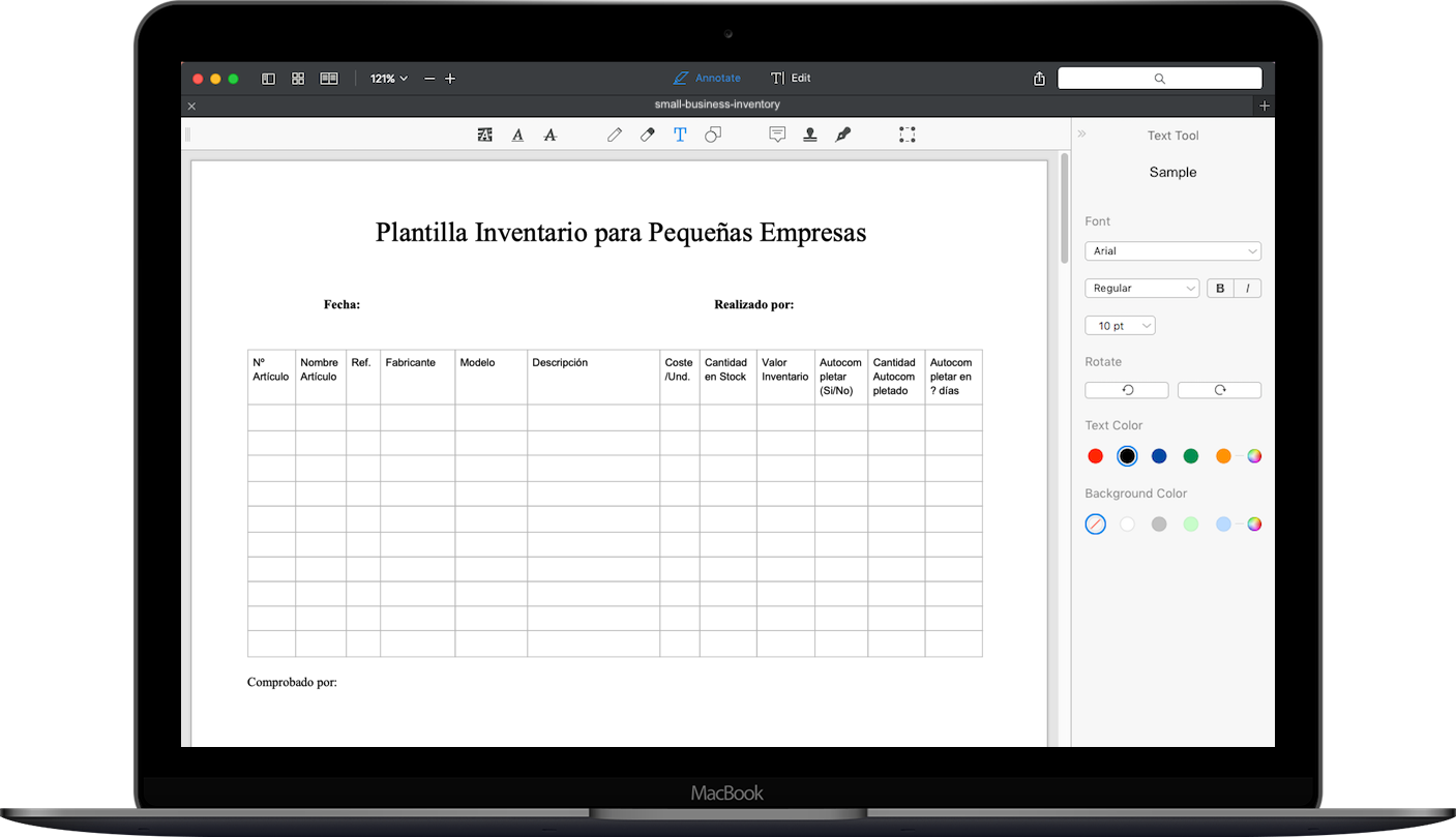 Plantilla De Inventario Gratuita Descarga Ejemplo De Lista De Verificacion Para Inventario