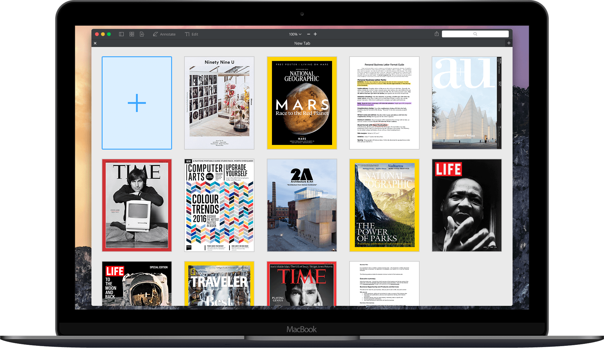 save two documents into one preview for mac a1278