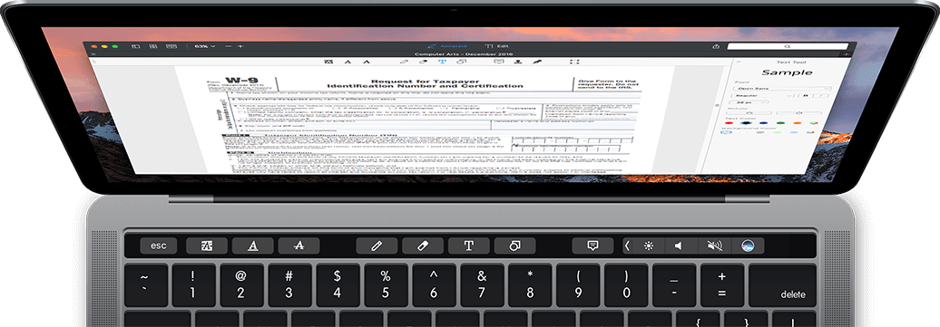 how to open pdf on macbook pro