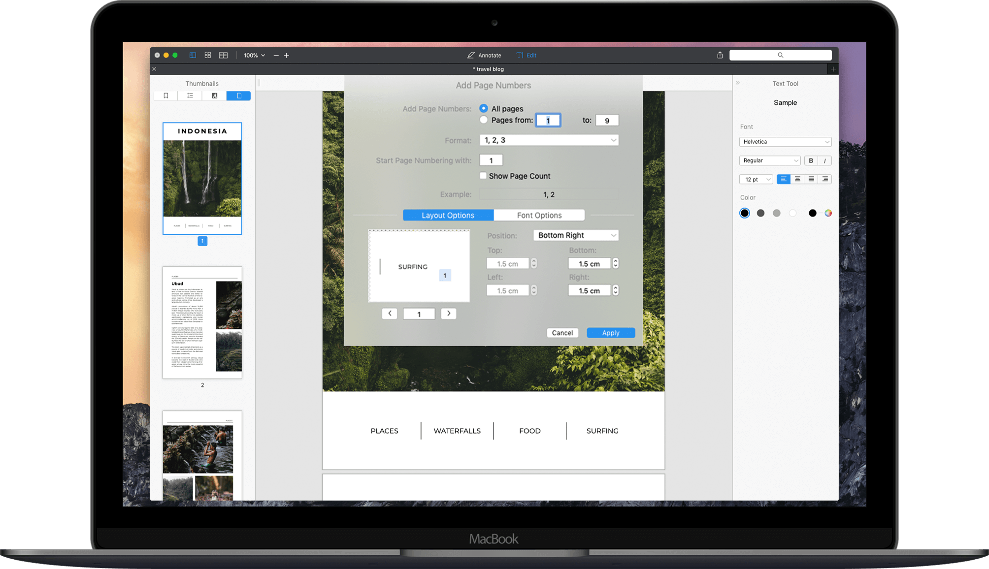 labels for mac pages