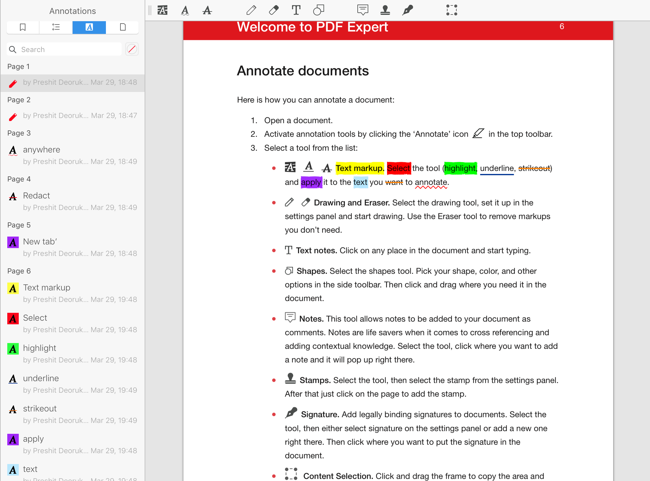 pdf expert for mac release notes